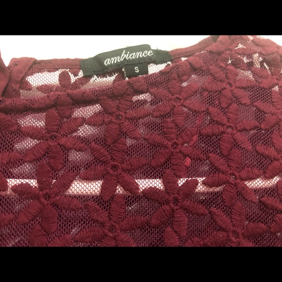 Beautiful Maroon Crop Top - Picture 4 of 5